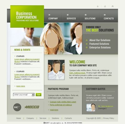 企業類國外網站設計 打造國際化與專業化的視覺體驗